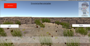 GUI for the Dig Game Scene